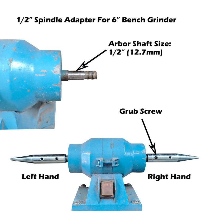 PR PURUI PURUI 11PC Metal Polishing Buffing Kit Use on 6" Bench Grinder - Image 5